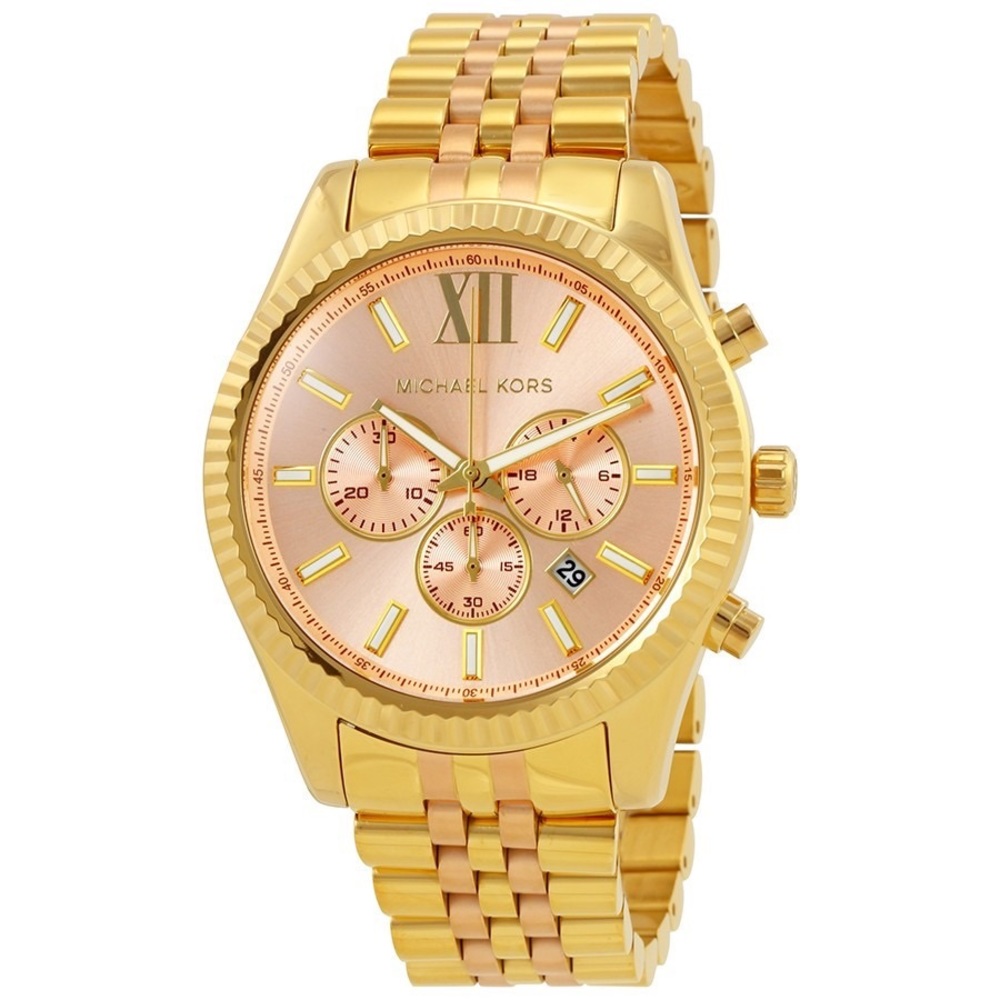 Never Used Michael Kors Women's 'Lexington' Chronograph Stainless Steel Watch